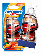 Ароматизатор подвесной Areon "LIQUID" Peach 1/24/576 шт